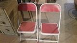 Small child's folding chairs