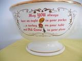 Hall China Company.East Liverpool Ohio.Punch Bowl, Ladle, 12 Cups