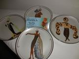Erte....Reproduction. Art Deco Plates.We are all classy ladies.:)