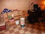Basement Fun! Vintage Hamms Waste Basket.