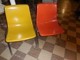 Mid Century Fiber glass Heywood Wakefiled Shell Chairs