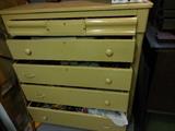 Vintage Re Purposed 6 Drawer Chest..filled with tools