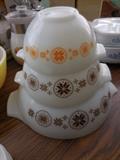 Vintage Pyrex Town Country Cinderella Bowls