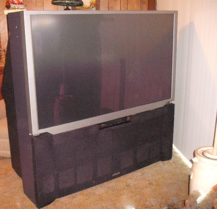 Need to sell TV soon.  Pre-sell item because WE NEED SPACE!   Hitachi 65" Large Screen television. HDTV  $300.00