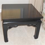 Black accent table