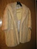 WHITE MINK STOLE