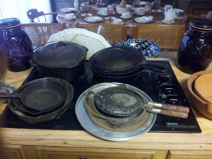 OLD CAST IRON COOKWARE