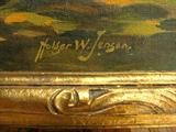 Holdger W. Jensen Oil on Canvas painting, signed