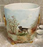 Limoge's Potcelain waste basket