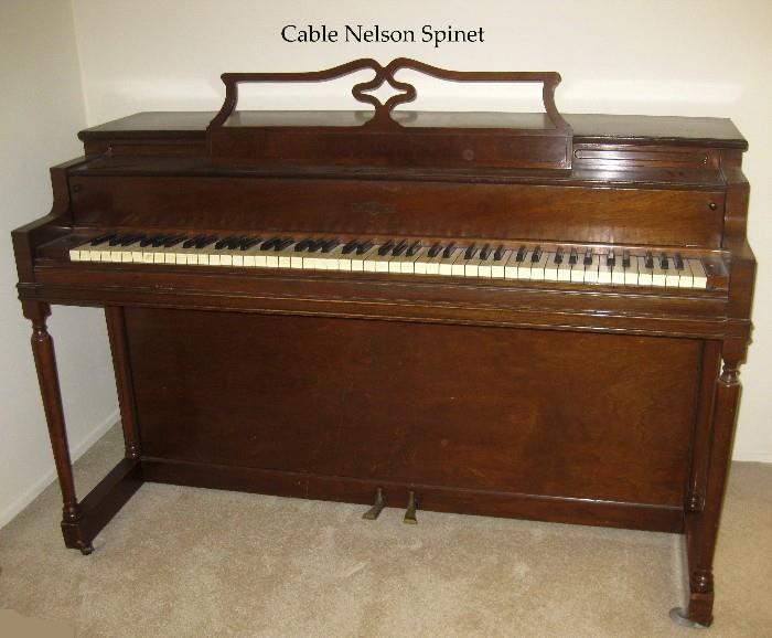 Cable Nelson spinet piano