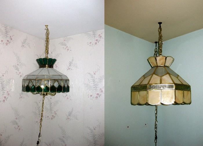 70's hanging lamps]