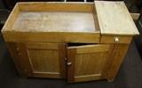 1890 Pine Dry Sink