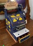 C/1930 National model 711 Cash Register, restored w/U of M decorations 