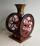 ~ C/1880 cast iron double wheel countertop Enterprise Coffee Grinder 