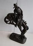 C/1970’s Lg. Remington Bronco Buster sculpture in bronze 