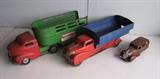 Part of a Lg Group of 50s Toy Trucks
