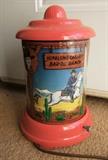 ~ C/1950’s Rare Hop along Cassidy motion lamp w/stagecoach scene