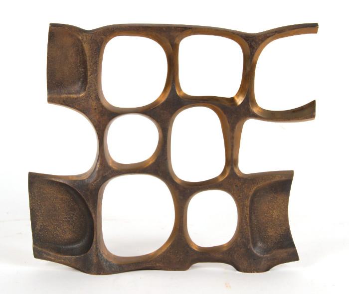 “Pierced Bronze Form Number One” Robert Adams
(English, 1917-1984)