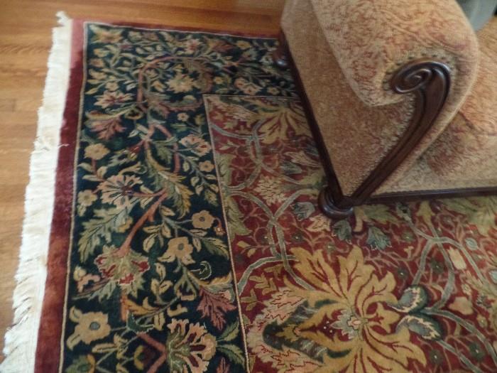 Many gorgeous area rugs. Family is still deciding exactly which rugs will be for sale