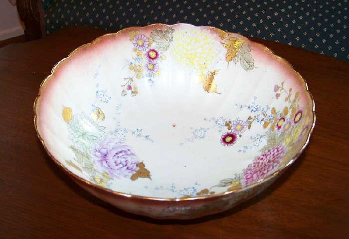 Hand painted German bowl