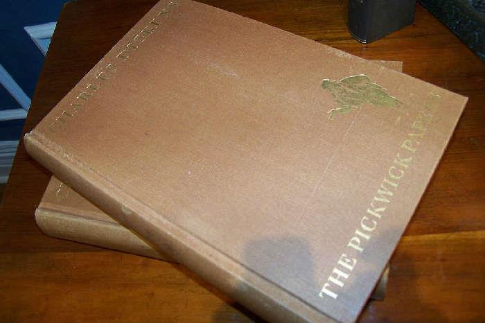 Two vols. of The Pickwick Papers - excellent condition