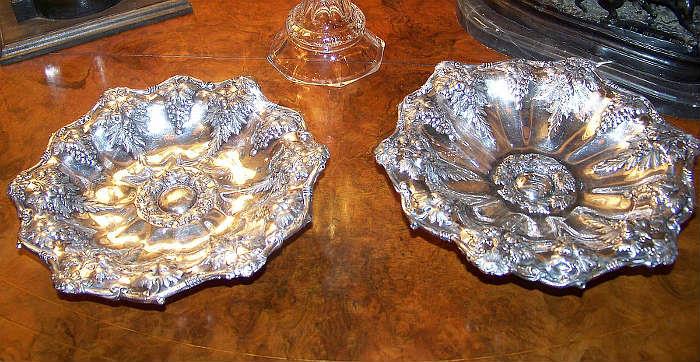 Gorgeous silverplate bowls
