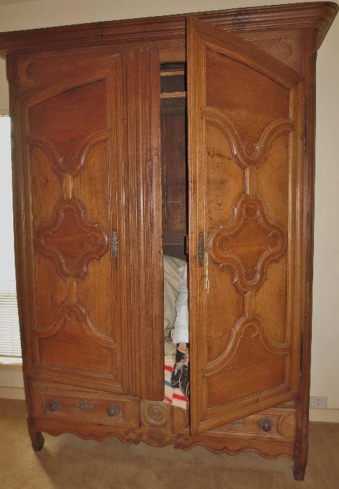 Large double door armoire from Santa Fe. Dowel construction