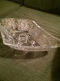            Exceptional signed cut glass bowl