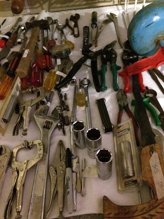                  Lots of hand tools