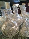             Decanters and other serving pieces