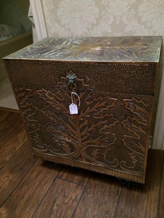                   Small chest with front latch