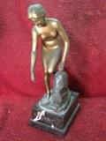 Curtis Soding Nude Bronze Early 1900's