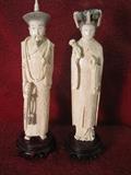 Antique Japanese Carved Ivory Figures