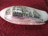 Whales Tooth Scrimshaw