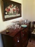 Server has matching table, chairs, and china cabinet (priced separately) 