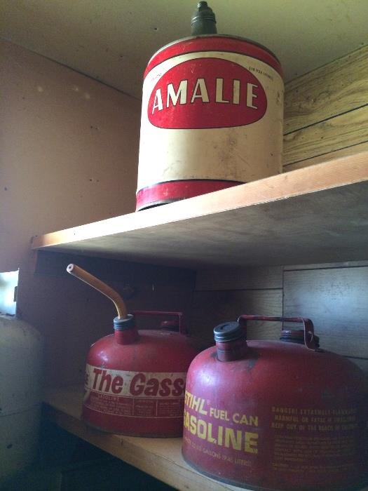                      More gas cans