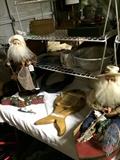                Fishing decor & fishing Santas