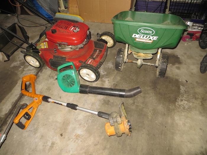 Lawn mower and gardening tools