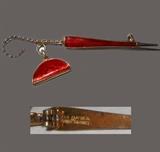 Enamel and Sterling Umbrella Brooch Made in Norway