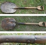 Antique, One piece of wood Shovel 