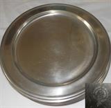 Woodbury Heavy Pewter Plates 
