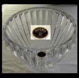 Heavy Czech Republic Bohemia Glass Bowl 