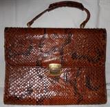 Custom made Snake Skin Hand Bag comes with Matching Size 6 Boots