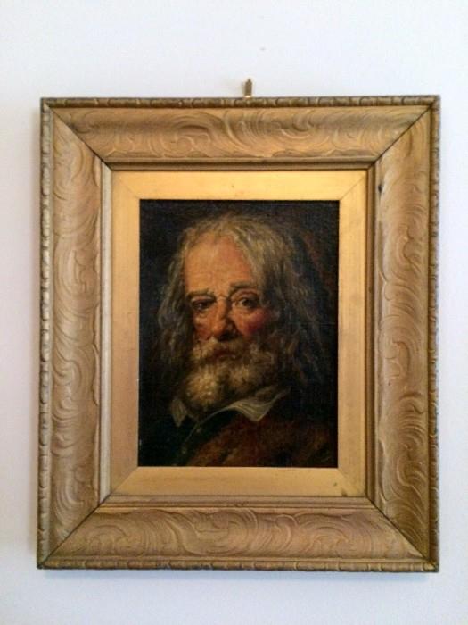 Old Master Copy of Rembrandt signed Vzoliappa or Vzociappa(hard to read) (6.25"x8.25")