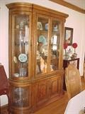 China cabinet, table and 6, buffet