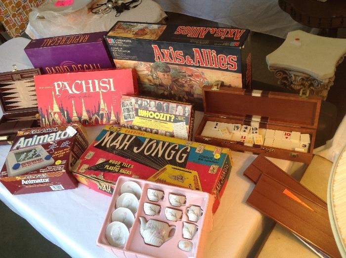 Vintage Games including Axis and Allies 