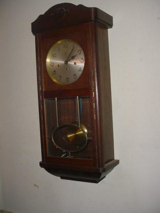 One of MANY wall clocks, many antique