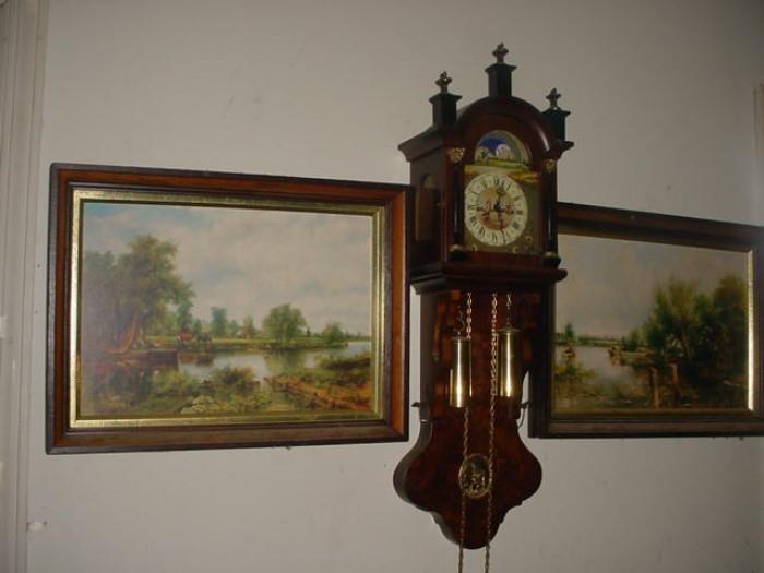 Another of the old clocks and art