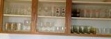Glasses & stemware including Cristal D'Arques goblets from France