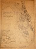 1890 Railway Land Department of Florida Map